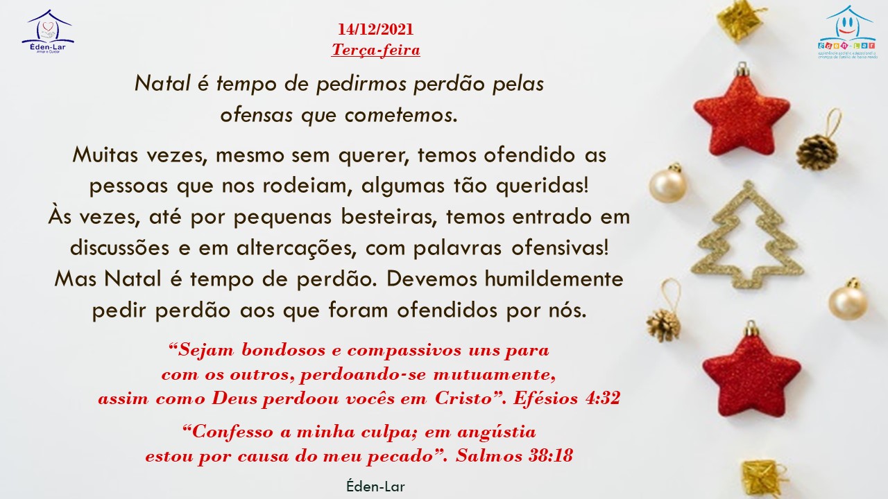 You are currently viewing Mês do Advento – Dia 14