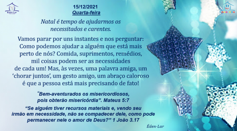 Read more about the article Mês do Advento – Dia 15